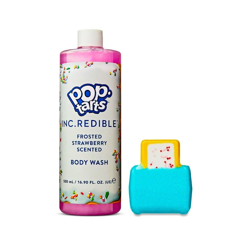 NEW! Pop Tarts Body Wash & Bath Bomb Gift Set 💣